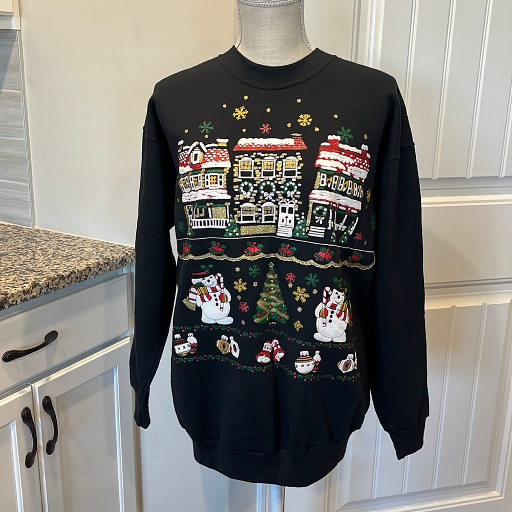 Vintage Briar Creek Sportswear Christmas sweater